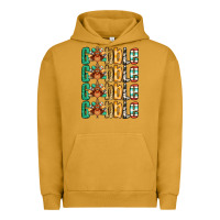 Pigment Peanut Butter Gobble till you wobble Thanksgiving turkey Urban Hoodie - NancyCooperArtShop