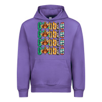 Tulip Gobble till you wobble Thanksgiving turkey Urban Hoodie - NancyCooperArtShop