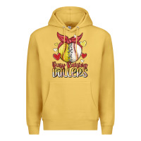 Antique Gold busy raising ballers Premium Hoodie - MaliasSmallBusiness