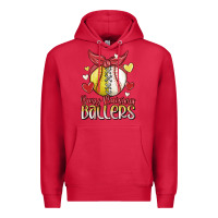 Cardinal busy raising ballers Premium Hoodie - MaliasSmallBusiness