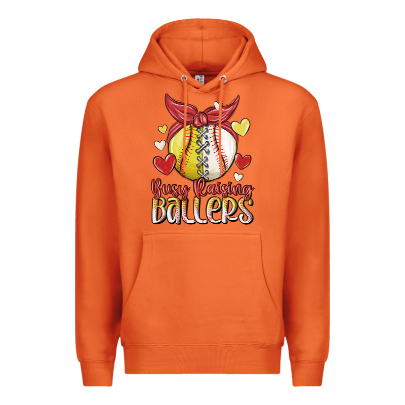 Busy Raising Ballers Premium Hoodie by MaliasSmallBusiness | Teevron