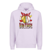 Lilac busy raising ballers Premium Hoodie - MaliasSmallBusiness