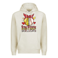 Oatmeal Heather busy raising ballers Premium Hoodie - MaliasSmallBusiness