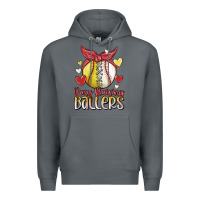 Rock busy raising ballers Premium Hoodie - MaliasSmallBusiness