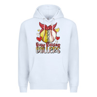 White busy raising ballers Premium Hoodie - MaliasSmallBusiness