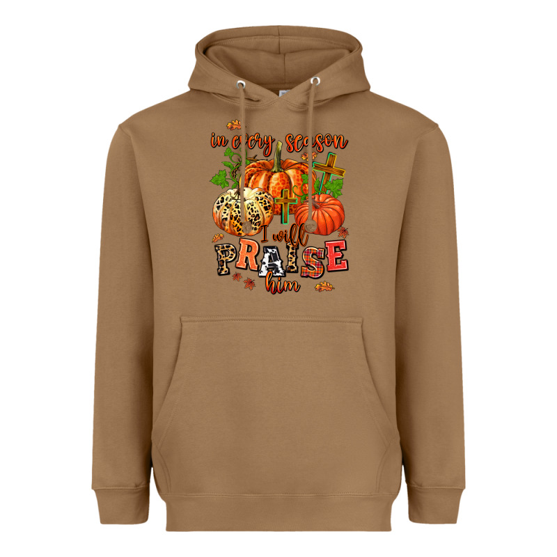 In Every Season I Will Praise Him Heavyweight Hoodie by AdoDesignShop | Teevron