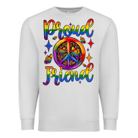 Dove Grey proud friend Premium Sweatshirt - JahusDesignShop