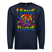Navy proud friend Premium Sweatshirt - JahusDesignShop