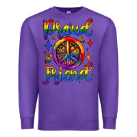 Purple proud friend Premium Sweatshirt - JahusDesignShop