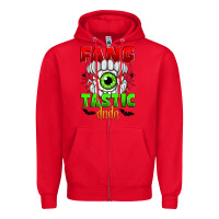 Red fang tastic dude Zipper Hoodie - Zillion Design Studio