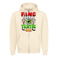 Sandshell fang tastic dude Zipper Hoodie - Zillion Design Studio