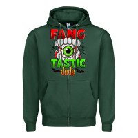 Sports Green fang tastic dude Zipper Hoodie - Zillion Design Studio