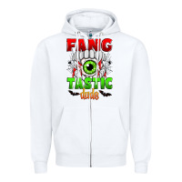 White fang tastic dude Zipper Hoodie - Zillion Design Studio