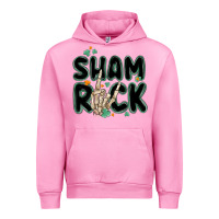 Fuchsia Pink sham rock Urban Hoodie - MaliasSmallBusiness