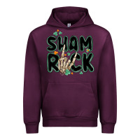 Mauve Wine sham rock Urban Hoodie - MaliasSmallBusiness