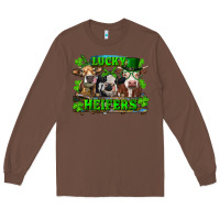Chestnut St Patricks Day Lucky Heifers Long Sleeve Tee - RanaPortraitStore