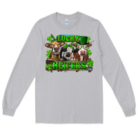 Moon Dust St Patricks Day Lucky Heifers Long Sleeve Tee - RanaPortraitStore