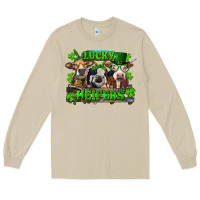 Mushroom St Patricks Day Lucky Heifers Long Sleeve Tee - RanaPortraitStore