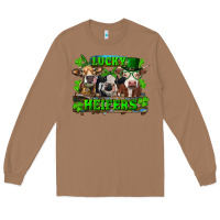 Toasted Coconut St Patricks Day Lucky Heifers Long Sleeve Tee - RanaPortraitStore