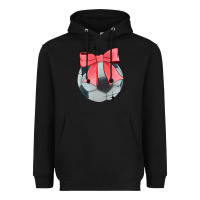 Black coquette soccer bow Heavyweight Hoodie - JahusDesignShop