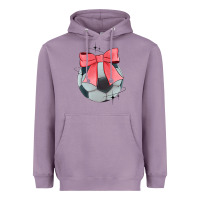 Lavender coquette soccer bow Heavyweight Hoodie - JahusDesignShop