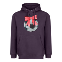 Plum coquette soccer bow Heavyweight Hoodie - JahusDesignShop