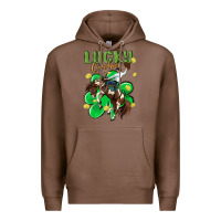 Chestnut lucky cowboy Premium Hoodie - MaliasSmallBusiness