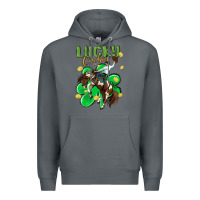 Rock lucky cowboy Premium Hoodie - MaliasSmallBusiness