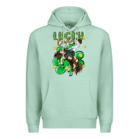 Seafoam lucky cowboy Premium Hoodie - MaliasSmallBusiness