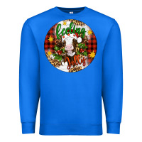 True Royal Christmas feeling jolly cow ornament Premium Sweatshirt - Artiststas