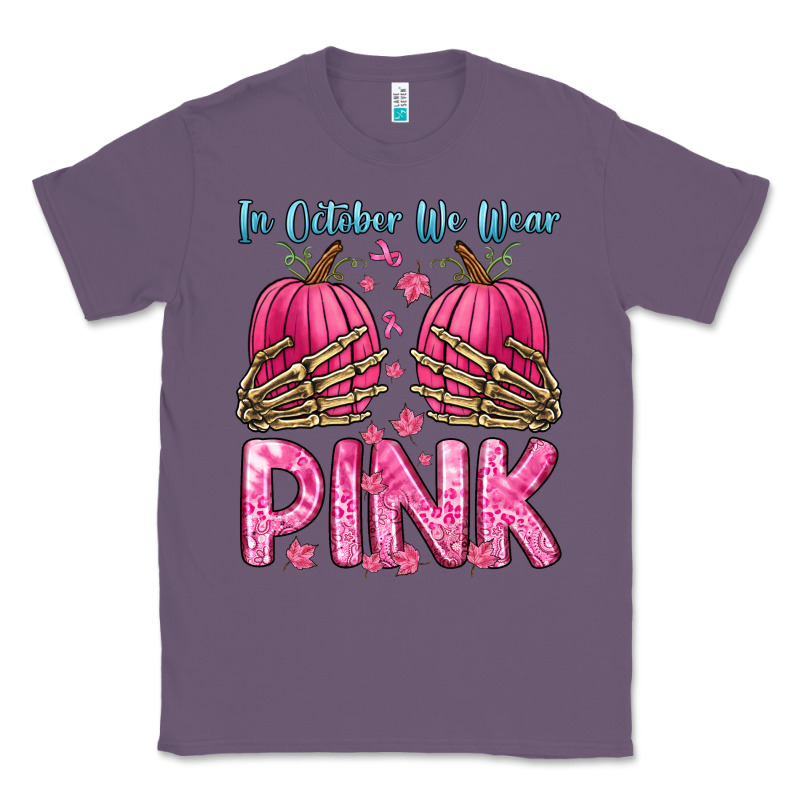 In October We Wear Pink Classic Tee by Zillion Design Studio | Teevron