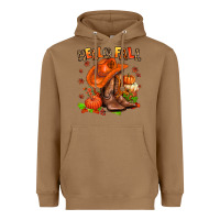 Toasted Coconut hello fall pumpkins  cowgirl  and roses Heavyweight Hoodie - AdoDesignShop