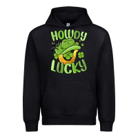 Black howdy go lucky st patrics day Urban Hoodie - MaliasSmallBusiness