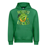 Emerald howdy go lucky st patrics day Urban Hoodie - MaliasSmallBusiness