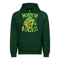 Forest Green howdy go lucky st patrics day Urban Hoodie - MaliasSmallBusiness