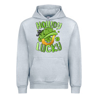 Heather Grey howdy go lucky st patrics day Urban Hoodie - MaliasSmallBusiness