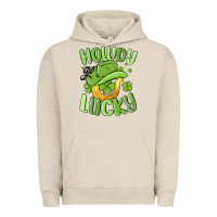 Pigment French Oak howdy go lucky st patrics day Urban Hoodie - MaliasSmallBusiness