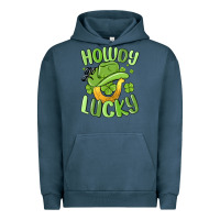 Pigment Midnight Navy howdy go lucky st patrics day Urban Hoodie - MaliasSmallBusiness