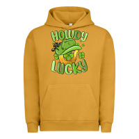 Pigment Peanut Butter howdy go lucky st patrics day Urban Hoodie - MaliasSmallBusiness