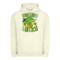 Pigment Pistachio howdy go lucky st patrics day Urban Hoodie - MaliasSmallBusiness