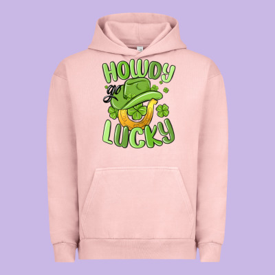 Howdy Go Lucky St Patrics Day Urban Hoodie Designed By Maliassmallbusiness