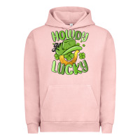 Pigment Salmon howdy go lucky st patrics day Urban Hoodie - MaliasSmallBusiness