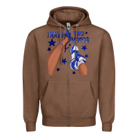 Chestnut I Have Two Moods Royal Blue Sneakers Afro Girl Zipper Hoodie - texasbilliewilder
