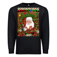 Black Christmas Feeling Jolly Santa Premium Sweatshirt - Artiststas