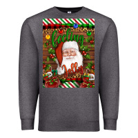 Charcoal Heather Christmas Feeling Jolly Santa Premium Sweatshirt - Artiststas