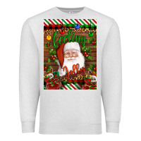 Oatmeal Heather Christmas Feeling Jolly Santa Premium Sweatshirt - Artiststas