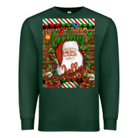 Sports Green Christmas Feeling Jolly Santa Premium Sweatshirt - Artiststas