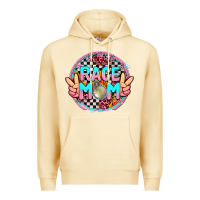 Pina Colada race mom with leopard and peace hand Premium Hoodie - AdoDesignShop
