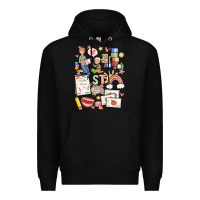 Black can't talk right now doing speech therapy stuff Premium Hoodie - MaliasSmallBusiness