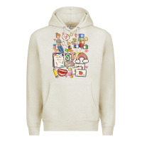 Oatmeal Heather can't talk right now doing speech therapy stuff Premium Hoodie - MaliasSmallBusiness